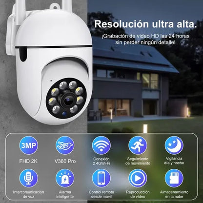 🎥 Cam360Pro - Cámara de Seguridad HD WIFI 128 GB 🛜