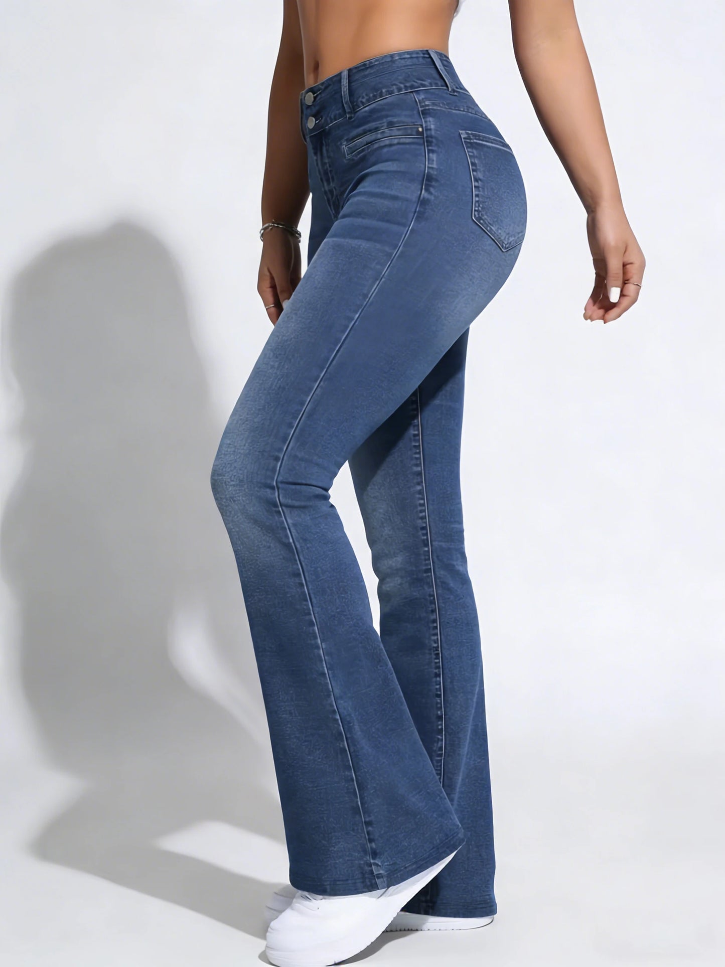 Women's Flared pants, non-denim Printed Elastic High Waist Slim Leggings, Gym Trainning wide leg Fashion leggings casual wear