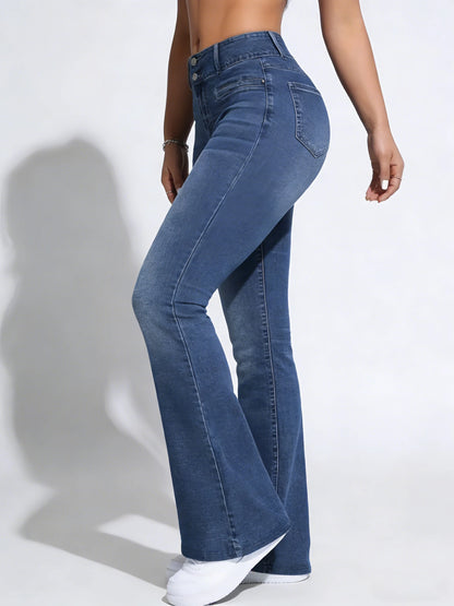 Women's Flared pants, non-denim Printed Elastic High Waist Slim Leggings, Gym Trainning wide leg Fashion leggings casual wear