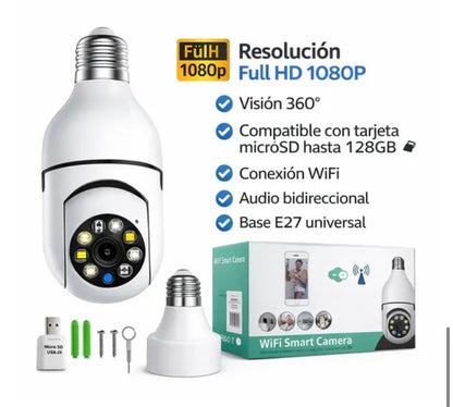 🎥 Cam360Pro - Cámara de Seguridad HD WIFI 128 GB 🛜