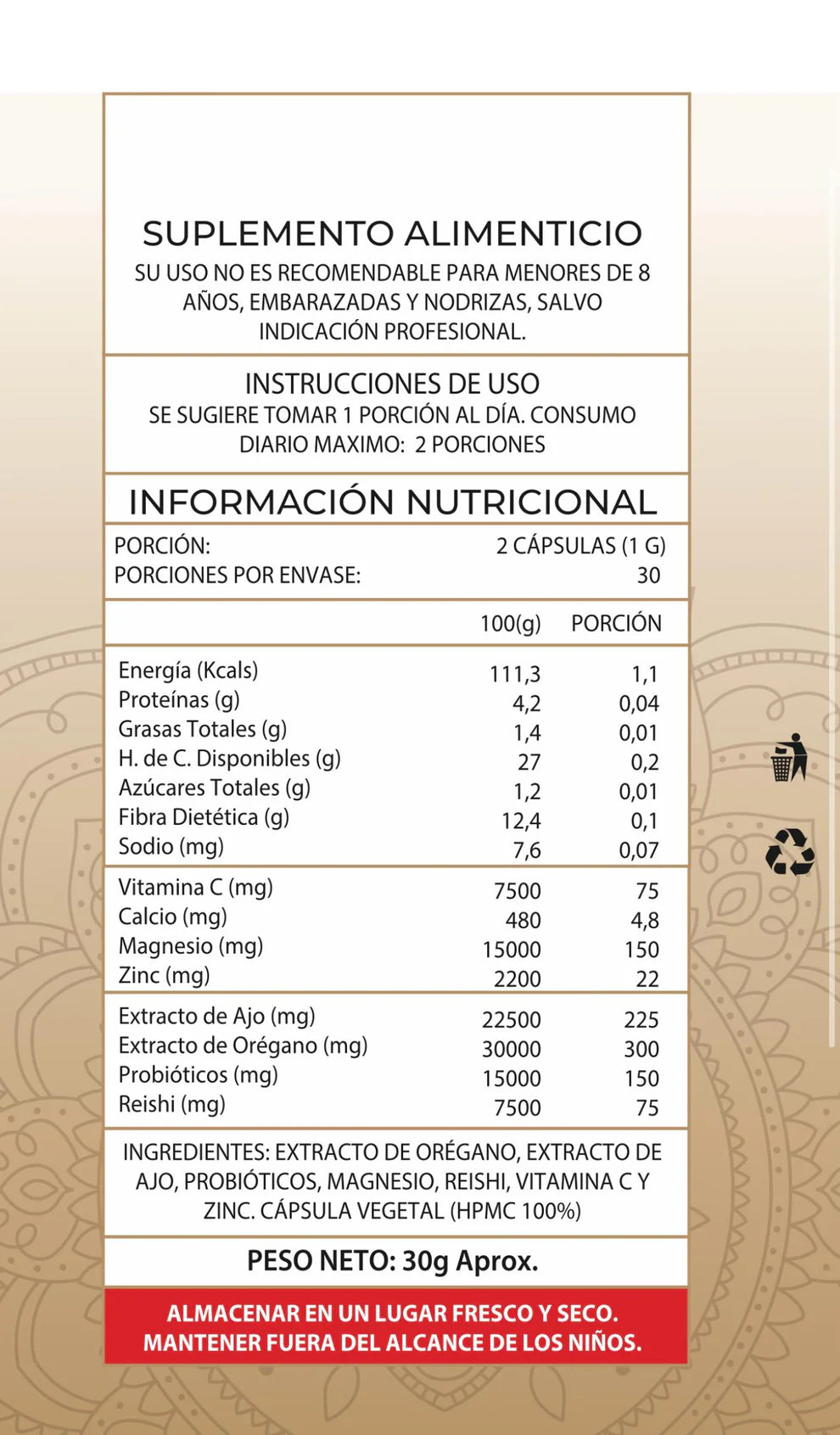 🧘‍♀️ Candida Cleanse 1000Mg ORIGINAL – 60 Cápsulas 🌿