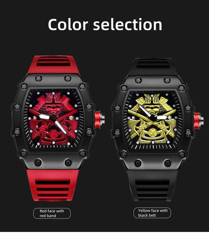 New Barrel-Shaped Explosive Sports Men's Luminous Waterproof Silicone Calendar Watch