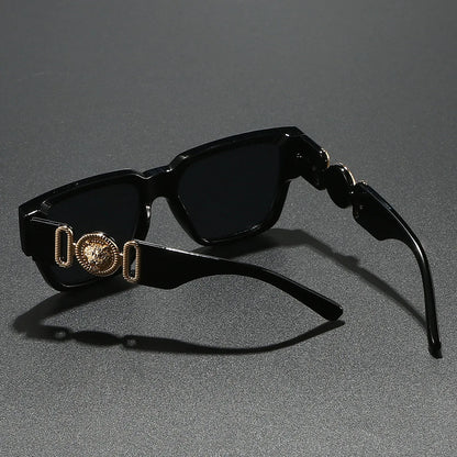 2025 Newest Luxury Sunglasses For Men And Women Square Lion Brand Designer Unisex Glasses Classic Style UV400
